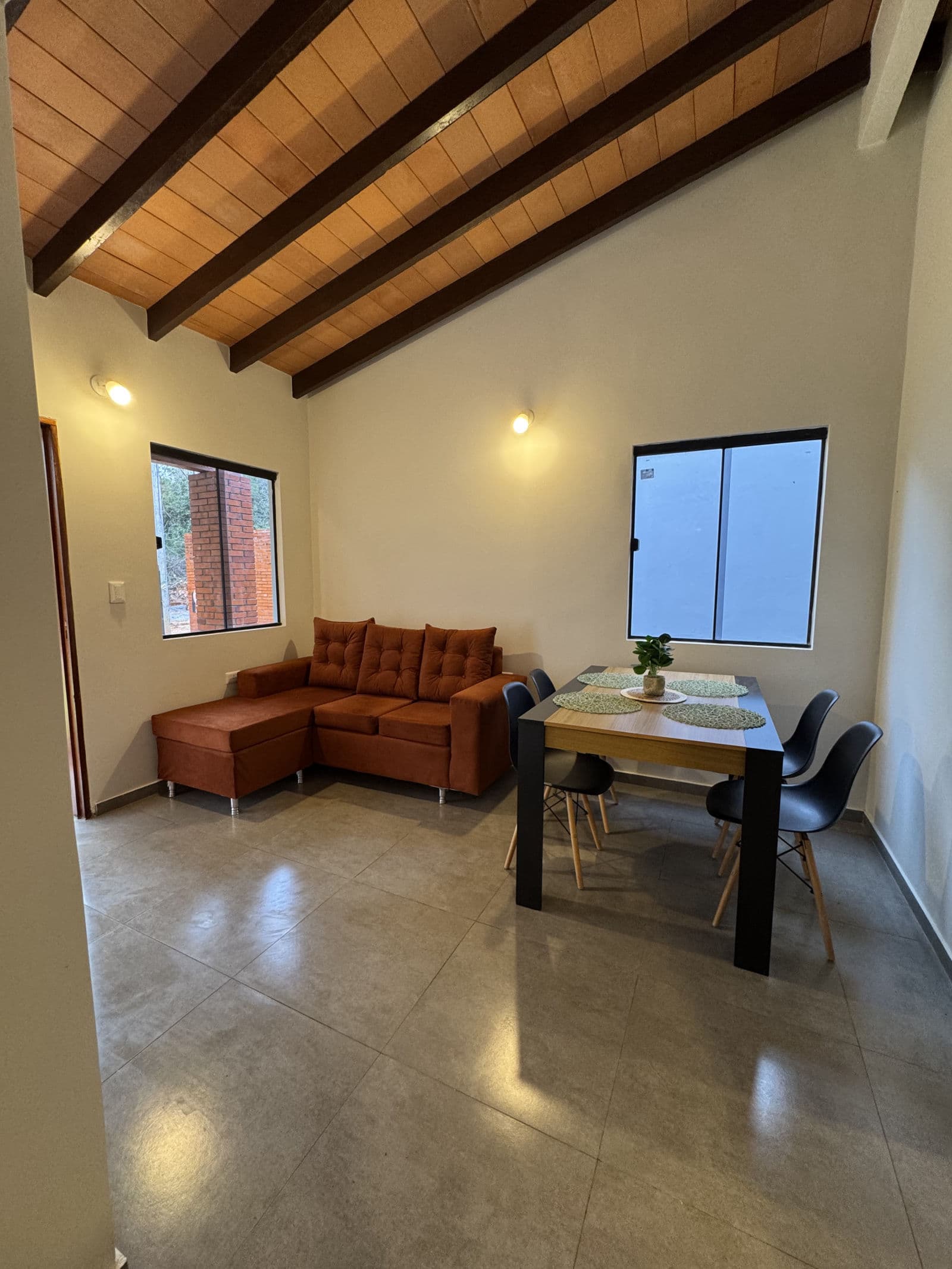 Sala y comedor de la vivienda
